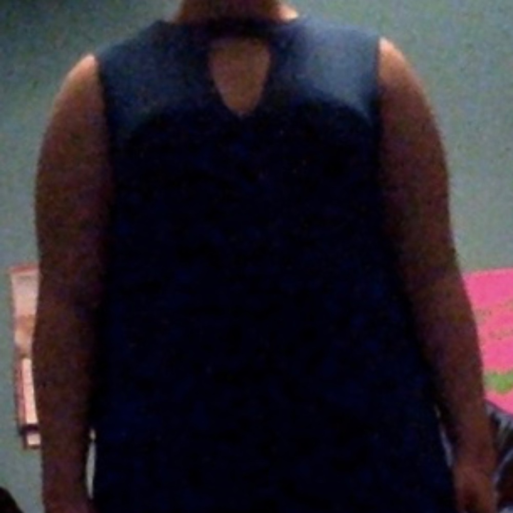 dark blue Jennifer Lopez long dress